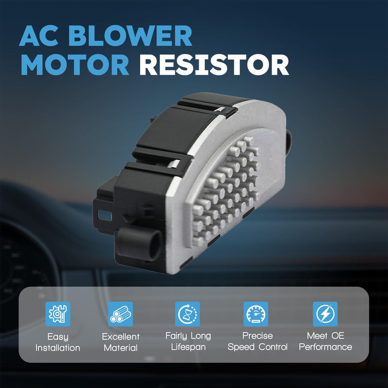 [Australia - AusPower] - HVAC Blower Motor Resistor Compatible with Audi A4 A5 Q5 Rs5 S4 S5 Sq5 Allroad 2012-2017 Replacement for Porsche Macan 2015-2019 Relpace 8T0820521 2469064100 JA1960 