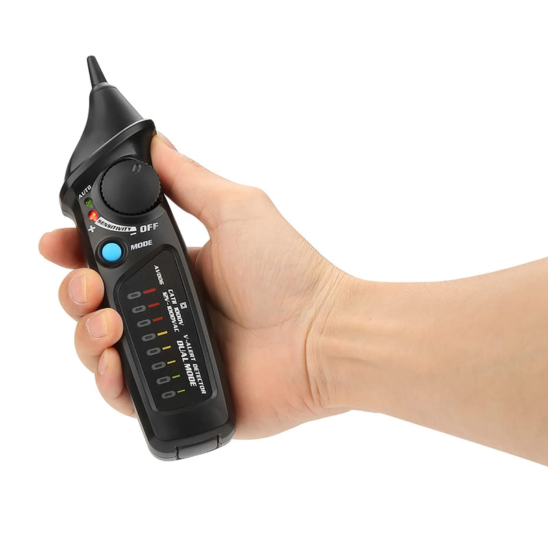 [Australia - AusPower] - Voltage Pen, AVD06 AC12-1000V Smart Non Voltage Detector Electric Testing Detector Dual Mode Check Electroscope Induction, Voltage Testers 