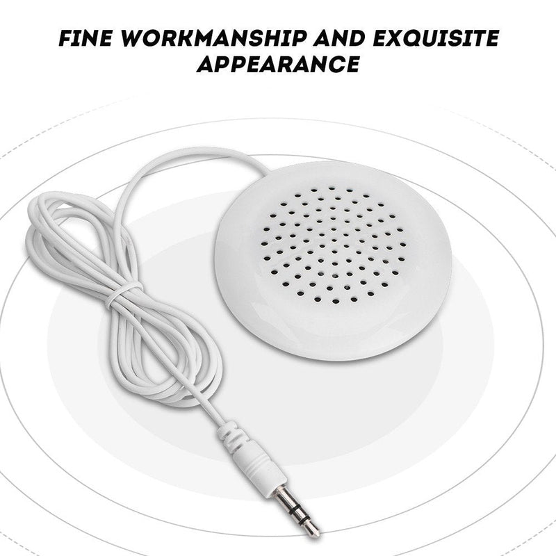 [Australia - AusPower] - 3.5mm White Mini Stereo Sound Music Speaker for iPod & Touch & MP3 & MP4 & CD Player & GB 