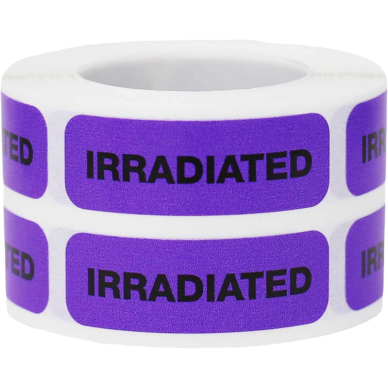 Irradiated Medical Healthcare Labels, 0.5 x 1.5 Inch Rectangle, 500 Total Labels