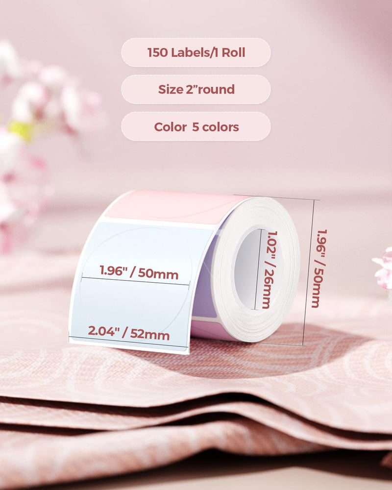2 Inch Round Thermal Labels+2 Inch Round Thermal Labels