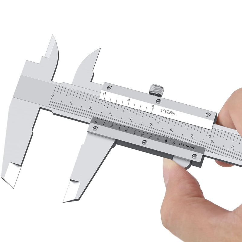 [Australia - AusPower] - HDLNKAK Dial Caliper 0.001” + Vernier Caliper 1/128 inch/0.05mm, High Precision Caliper, Measuring Caliper Tool 