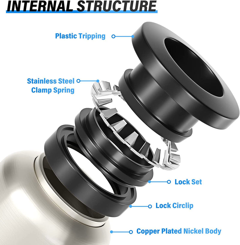 [Australia - AusPower] - TAILONZ PNEUMATIC Female Straight 1/4 Inch Tube OD x 1/4 Inch NPT Thread Push to Connect Fittings PCF-1/4-N2(Pack of 10) 1/4"OD-1/4"NPT 