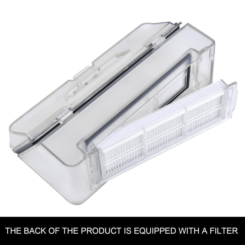 1 Filter +1 Sweeping Robot dust Box Garbage Box, Compatible with WYZE Sweeping Robot, Used for WVCR200S Replacement Robot Spare Parts
