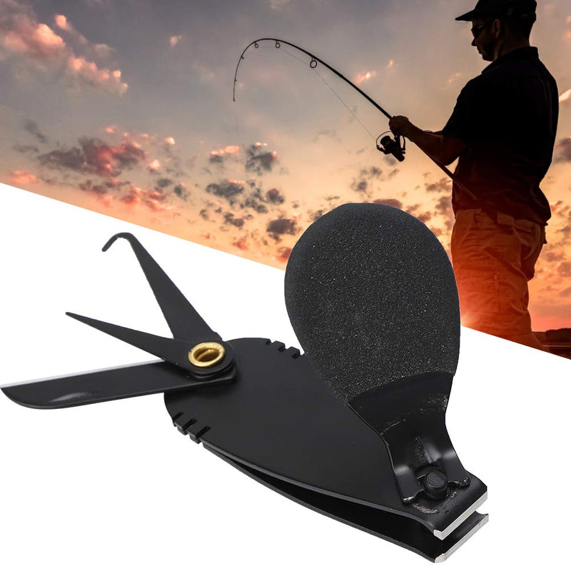 [Australia - AusPower] - VBESTLIFE Pack of 2 Fishing Nippers, Stainless Steel Line Cutter with Built-in Hook Remover and Knife Blade, Large Grip Thumb Bar for Anglers Fishing Enthusiasts and Outdoor Activities 