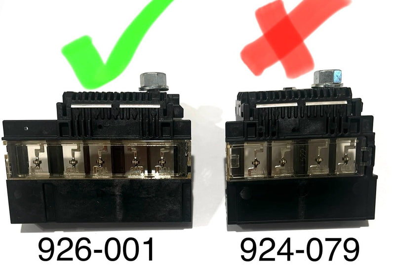 [Australia - AusPower] - 24380-3JA1A 243803JA1A / 926-001 926001 Battery Fusible Fuselink Compatible Replacement for Nissan Altima Maxima Murano Pathfinder & Infiniti JX35 & QX60 Combo Pack with Positive Battery Terminal 