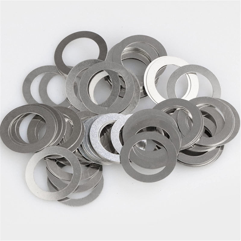 KALESYUJIN-40PCS S:0.1-10pcs/0.2-10pcs/0.3-10pcs/0.5-10pcs DIN988 Metal Shim Washers Stainless Steel Ultrathin Gasket Thin Flat Washer (14 * 20) 14*20