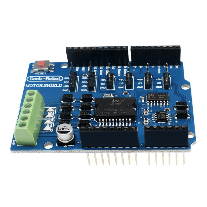 Heemol L298P Shield R3 DC Motor Driver Module 2A H-Bridge 2 Way 2560
