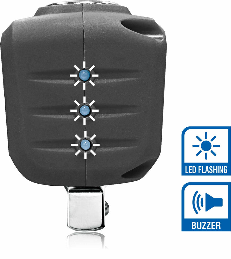 [Australia - AusPower] - Durofix RM602-4A (25 to 250 ft-lbs.) Digital Torque Adapter with Buzzer and LED Flash Notification – ISO 6789 Standards with Certificate of Calibration 1/2" (25 to 250 ft-lbs.) 