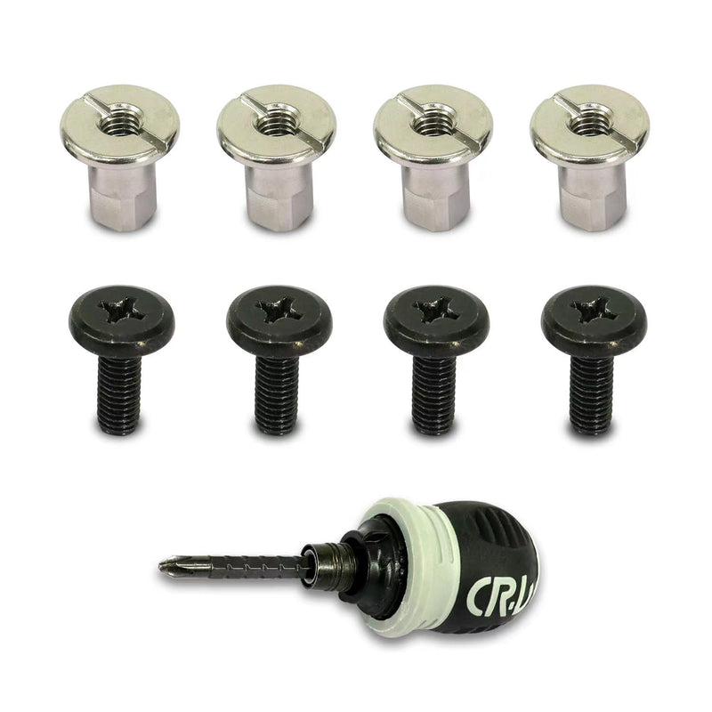 [Australia - AusPower] - Snowboard Binding Backplate Screws Replacement Set Compatible with S-TEPONE High-Performance Fastener Screws- Includes Ergonomic Handle Screwdriver 