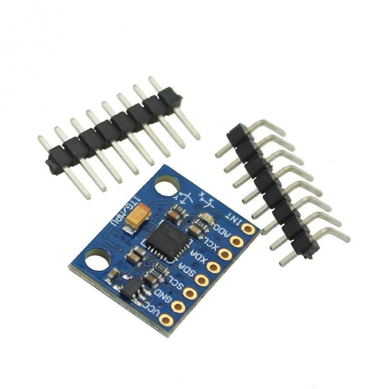 [Australia - AusPower] - 2PCS MPU6050 GY-521 3-Axis Accelerometer Gyroscope Module MPU-6050 6 DOF Digital Acceleration Sensor Module with Cable 