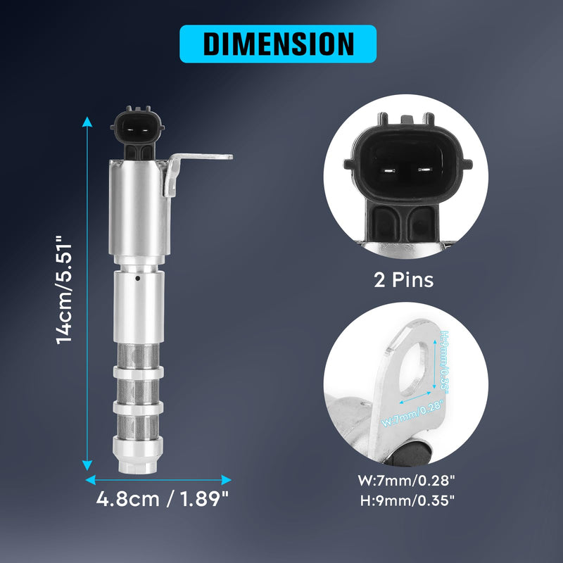 Oil Control Variable Valve Timing (VVT) Solenoid for Buick Enclave LaCrosse Allure Rendezvous, Chevrolet Camaro Caprice Equinox Malibu Traverse,Cadillac ATS CTS SRX STS XTS, Replace for 12636175