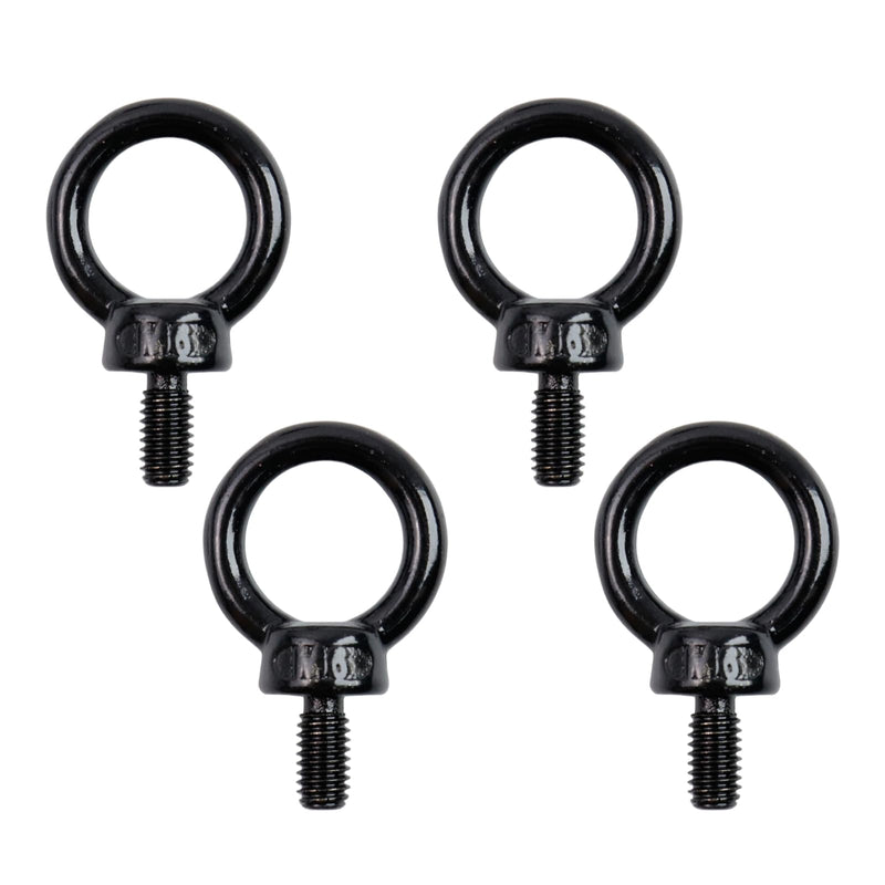 Antrader M6 Lifting Eye Bolts,4PCS Stainless Steel Machinery Shoulder Lifting Eye Bolt Stainless