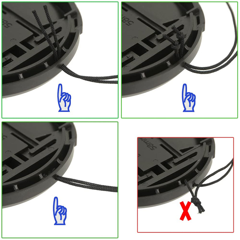 [Australia - AusPower] - SIOTI 67mm Lens Cap, 2 Packs + 1 Piece Cleaning Wiper, Model:LC-67, Compatiable with Camera Lens & Lens Filter & Filter Adapter Ring etc.(67mm) 67 mm 