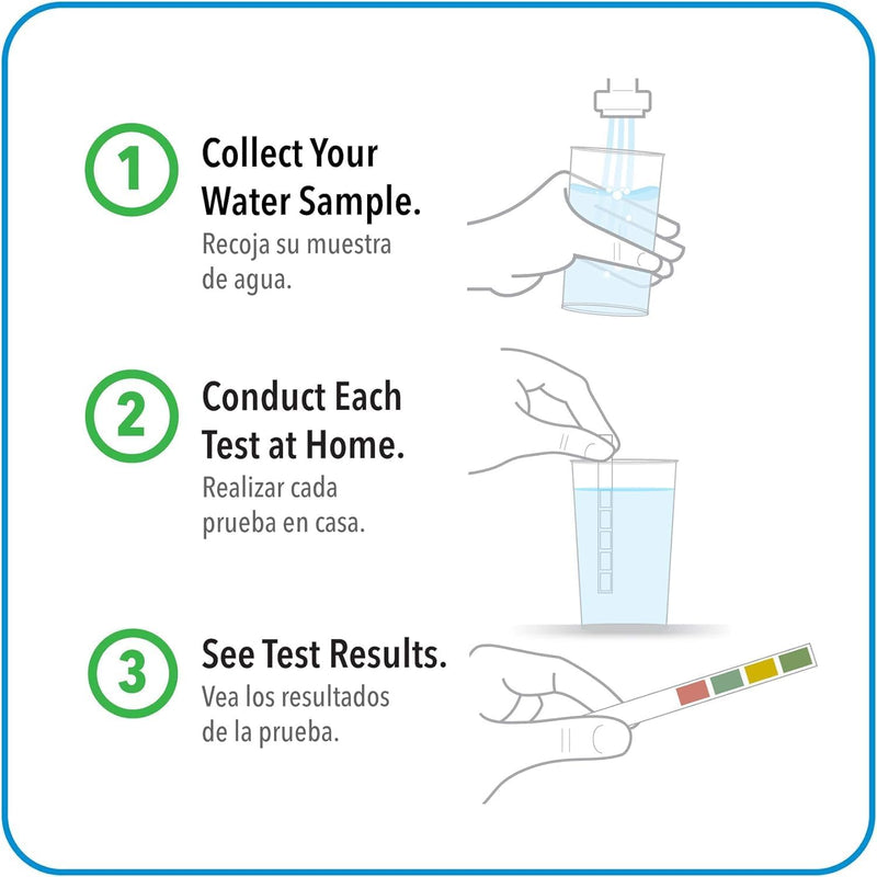 [Australia - AusPower] - Safe Home® 14-in-1 Drinking Water Test Kit – DIY Testing for Lead, Bacteria, Hardness, Copper and More – City Tap or Well Water – 27 Mechanisms/Kit Issue a Total of 302 Tests 14 Different Parameters – 302 Total Tests Per Kit 