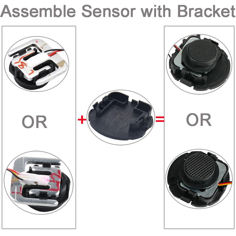 DIYmalls Pack of 8 Load Cells 50 kg Weight Sensor Half Bridge Strain Gauge Personal Scales with Holder + 2 x HX711 Amplifier AD Weighing Module