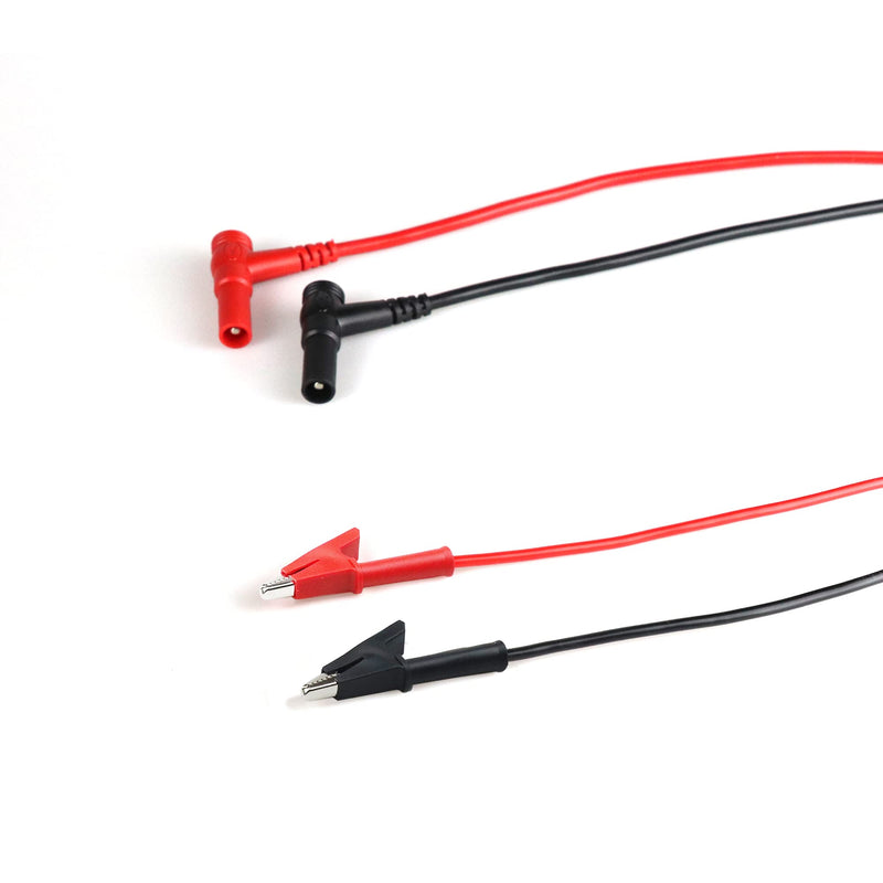 [Australia - AusPower] - Multimeter Alligator Clips TES Leads,Banana Plug to Alligator Clip Electtical Testing Leads,Banana Plugs fit Most Digital Meters， Multimeter TES Leads Length 40.87 inches (2 Pieces） 