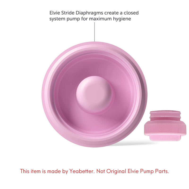 [Australia - AusPower] - 6 Pack Duckbill Valve & 3 Pack Pump Seals Compatible with Elvie Stride Pump, Replacement Breast Pump Parts, Silicone Diaphragm, Elvie Stride Membrane, Not Original Pump Part/Accessories 6-Valves 3-Dia (B) 