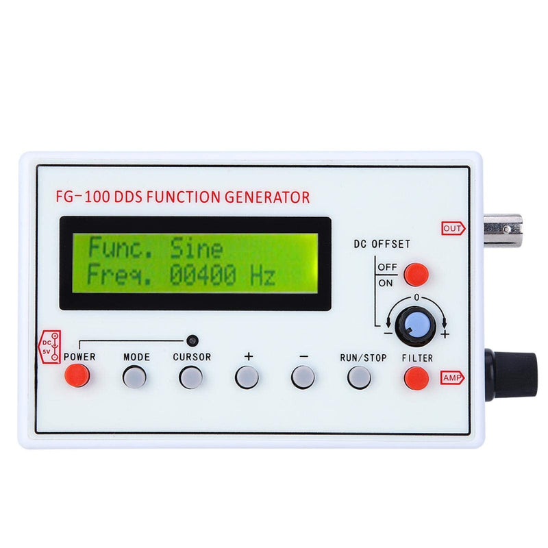 [Australia - AusPower] - Function Generator Sine Rectangle Triangle Wave DDS DC3.5-10V Signal Generator for Oscilloscope Attenuator Probe Pulse Setting 