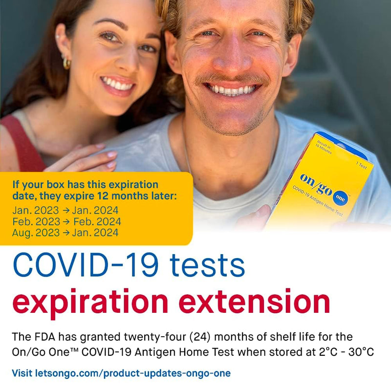 [Australia - AusPower] - On/Go One Rapid COVID-19 Self-Test Kit with Test-to-Treat App, 1 Pack, 1 Test Total, 15-Minute Results, FDA EUA Authorized, Easy to Use at Home, Fast and Accurate. Effective for testing JN.1 1 Count (Pack of 1) 
