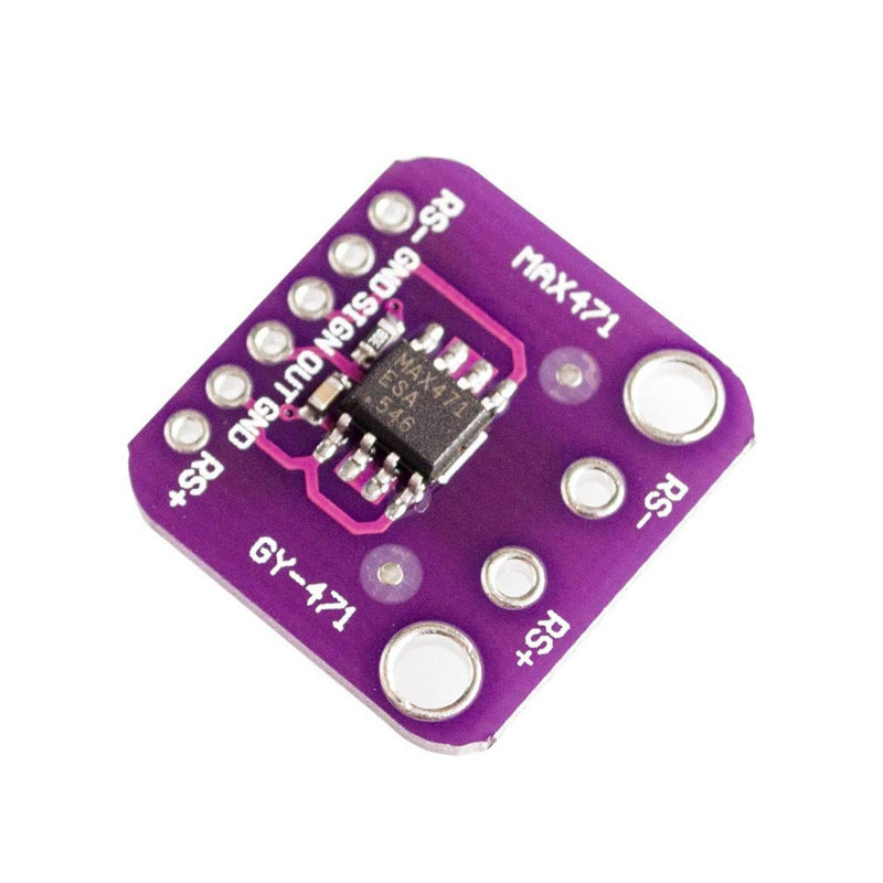 Hailege 2pcs MAX471 Current Sensor 3A Current Detection Sensor Power Consumption Sensor Test Consumption Current of Load DC 0-3A GY-471