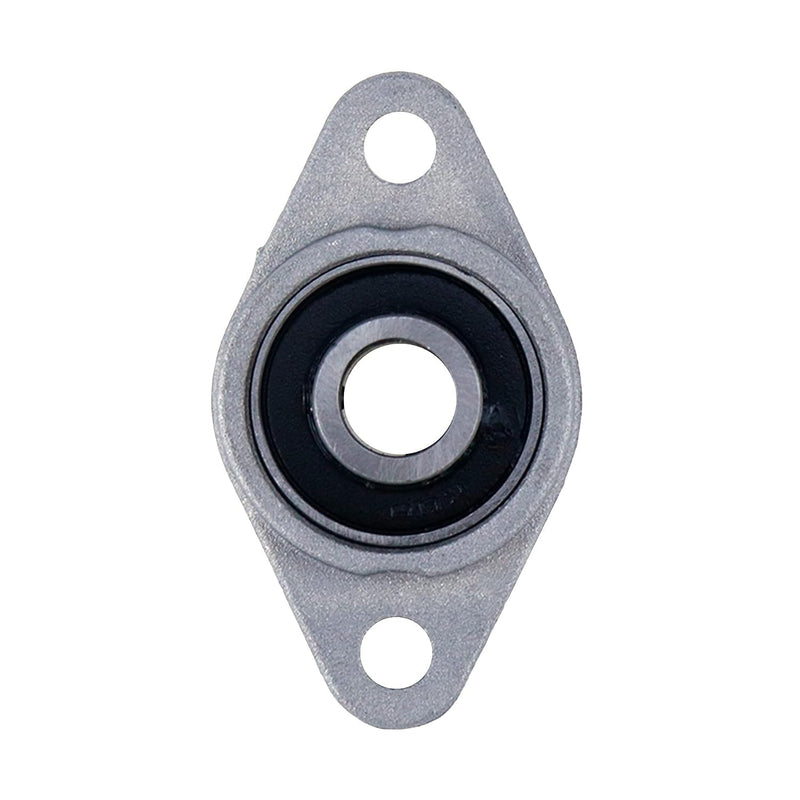 [Australia - AusPower] - 10pcs KFL08 Bore 8mm FL08 (Pack of 10) CNC Self Aligning Pillow Block Flange Bearing Shaft Zinc Alloy 