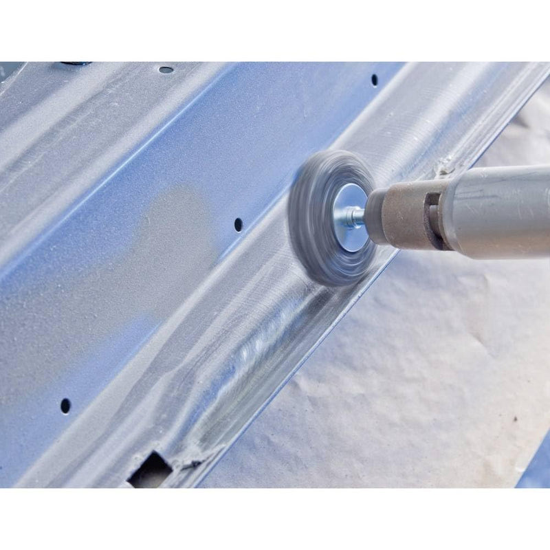 [Australia - AusPower] - PFERD Round Brush Untwisted RBU | Diameter 70 x 15 mm Shaft Diameter 6 mm Steel Wire Diameter 0.30 | 43198004 - for Straight Sanders, Drills, Bending Shafts Round brush with shaft 6 mm Ø 70 Unknotted; trimming material steel 0.30 mm 