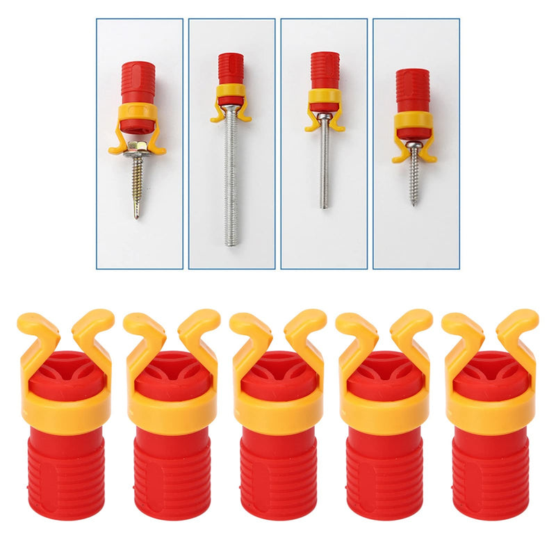 [Australia - AusPower] - 10pcs ABS Hand Screw Clamps Holders for Fixing Fasten Sleeve Tool for Carpenter Woodworker 