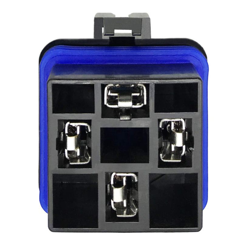 [Australia - AusPower] - irhapsody 4-pin 80/60AMP 12VDC Waterproof Relay Kit, SPST Automotive Relays, Pack of 5 5 relays 