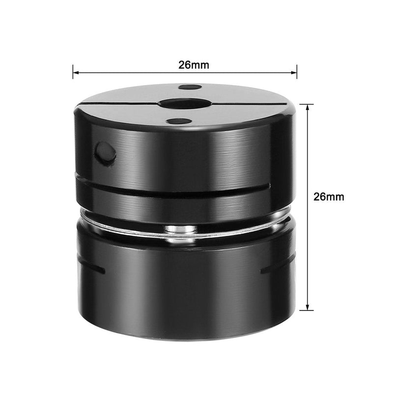 [Australia - AusPower] - uxcell 5mm to 6mm Bore One Diaphragm Motor Wheel Flexible Coupling Joint 5-6mm 