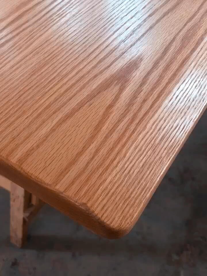 Real Red Oak 1-1/2 inch ×26ft Wood Veneer Edge Banding Roll,Pre-glued Iron On Wood Veneer Edging-Backed with Hot Melt Adhesive-Flexible Wood Veneer Edgebanding for Furniture Restoration 1-1/2" x26'