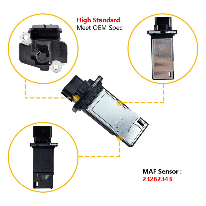 [Australia - AusPower] - Mass Air Flow Sensor Meter MAF | Fit for Buick Enclave LaCrosse Regal Cadillac ATS CTS Escalade XT5 XTS, Chevrolet Camaro Equinox Express Impala Silverado Tahoe, GMC Canyon Sierra Yukon | OE# 23262343 