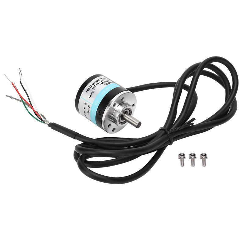 ABZ Three-Phase Encoder, Photoelectric Encoder, DC 5-24 V, 3000-6000 rpm, Full Wave Encoder for Car Engineering (500 Hz)