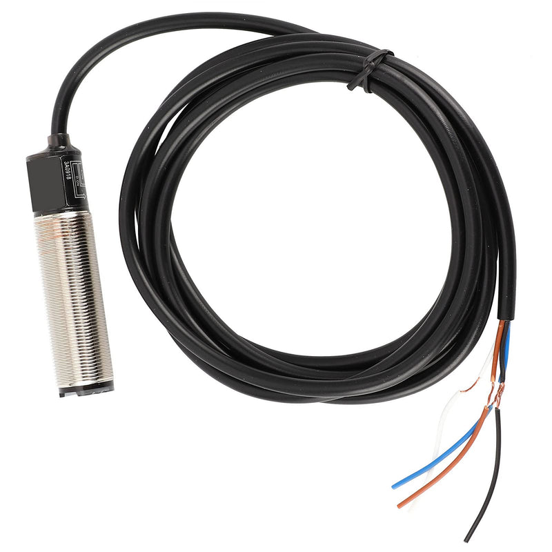 [Australia - AusPower] - Photoelectric Switch, 12-24VDC Cylindrical Photoelectric Sensor Diffuse Reflection Optical Sensor Switch (BR100-) 