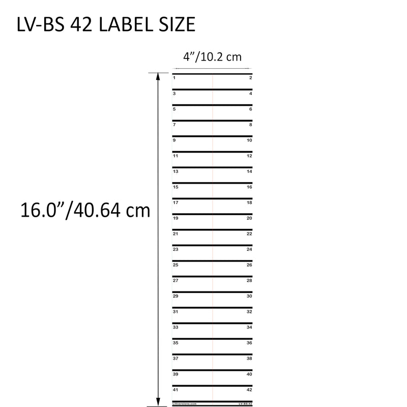 3/4" Breaker Side 42 Circuits 2 Labels Vinyl Fuse Box Circuit Breaker Panel Directory Labels Stickers Decals for All Electrical Panel/Load Centers Waterproof 3/4" 42 Circuits