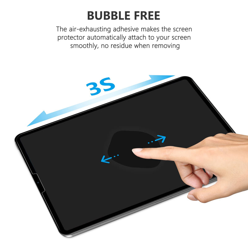 [Australia - AusPower] - 2+2 Pack SPARIN Screen Protector for iPad Pro 12.9 (2022/2021/2020) + Camera Lens Protector, Tempered Glass for iPad Pro 12.9 inch 6th/5th/4th Generation, Support Apple Pencil & Case Friendly 