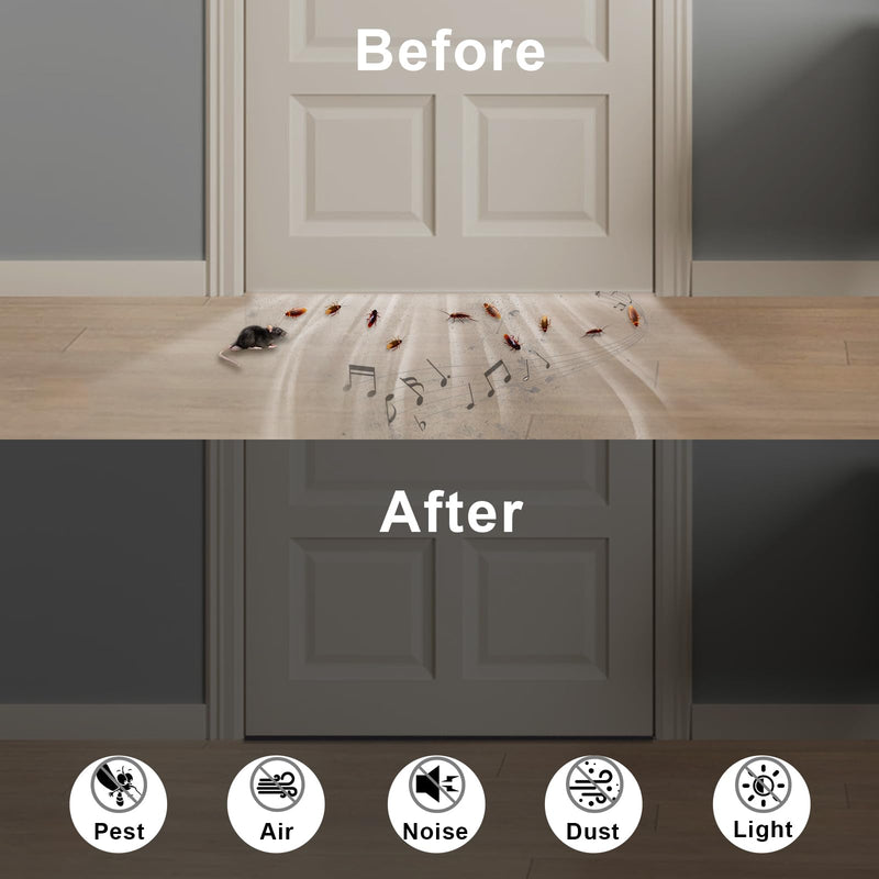 [Australia - AusPower] - Weather Stripping Door Seal Strip, Strong Adhesive, Lightproof, Soundproof, Weatherproof Foam Tape Insulation For Sliding Door, Front Door Frame, Windows (1/2 In x 1/4 In x 26Ft) High Density 1/2 In x 1/4 In x 26Ft 