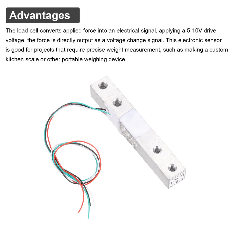 QUARKZMAN HX711 Digital Load Cell Module Weighing Sensor 24 Bit Precision 5 kg | A/D Dual Channel, For DIY Portable Electronic Kitchen Scale Kit