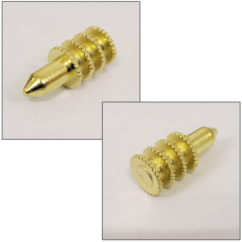 [Australia - AusPower] - 40x Table Bolt Sleeve Connectors Table Leaf Dowel Pins with Sockets Zinc Alloy Table Top Leaf Alignment Pins Suitable for Wooden Furniture Cabinet Table Chair 