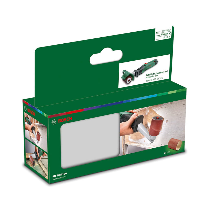 Bosch Home and Garden 1600A0014R 3 x 60 mm Slat Roller Grit 120 Körnung 120