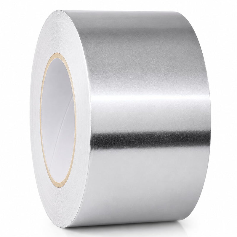 GGR Supplies AF-20R Professional/Industrial Grade High Temperature Heat Shield Resistant Aluminum Foil Tape Ideal for HVAC, Air Ducts Repair & More (3.6Mil): 3 in. Wide x 50 yds. 3" in. x 50 yds.