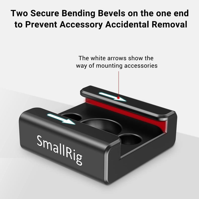 [Australia - AusPower] - SmallRig Cold Shoe Mount (2pcs Pack) with 1/4"-20 Thread for Camera Cage Flash LED Monitor Microphone - 2060 2 