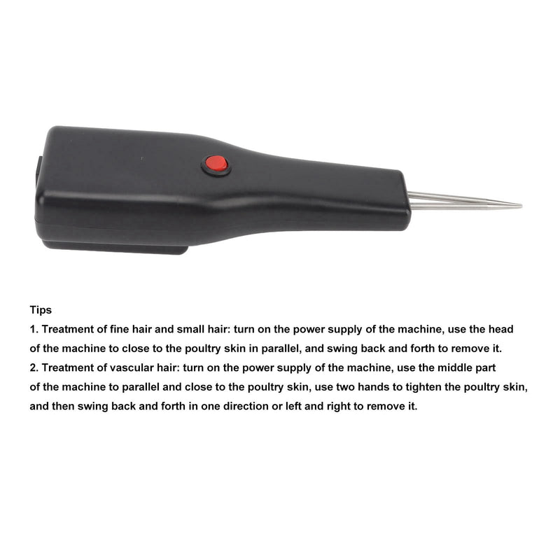 Focket Handheld Chicken Caulter, Electric Spring Removal for Poultry, Duck, Goose, Feather Plucking, Handheld Electric Chicken Defeathering Machine, Poultry Pulling Machine for Birds