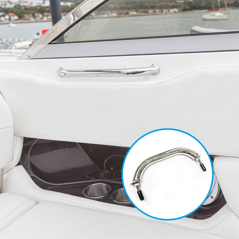 9 Inch Stainless Steel Handle Grab Handrail Grip, Marine Boat Hardware for Multipurpose (1 PCS)