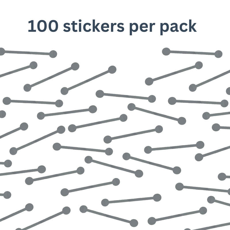 [Australia - AusPower] - Tamper Evident Stickers 0.75" x 5.5" Security Stickers, Tamper Proof Stickers, 100 Tamper Evident Labels per Pack, Tamper Tape as Tamper Proof Labels, Tamper Seal Sticker 