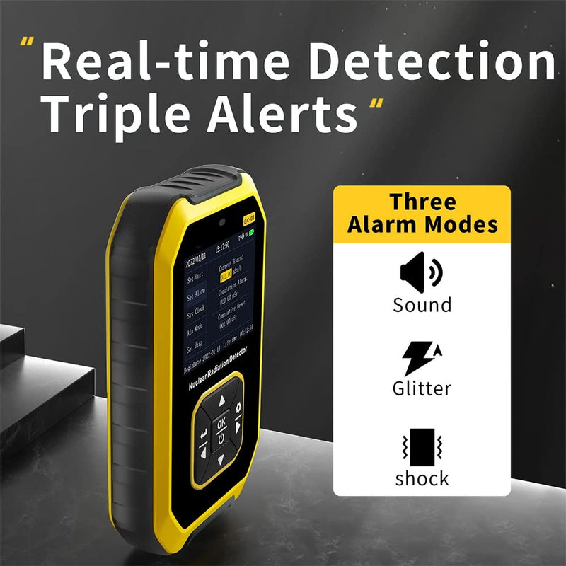 [Australia - AusPower] - Jadeshay GC01 Geiger Counter Nuclear Radiation Detector Personal Dosimeter X-Ray Radio Activity Tester with LCD Display 