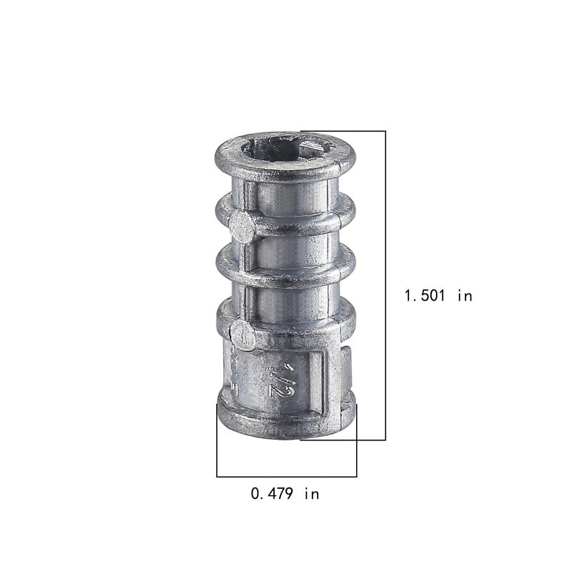 [Australia - AusPower] - Wensilon(30pcs)1/4 * 1-1/2 Lag Shield Anchor Long Zinc Alloy Bolts Concrete Anchors, Zinc Alloy Masonry Anchors Hole 1/4*1-1/2 30 