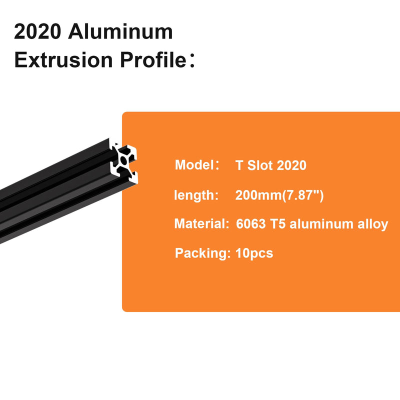 [Australia - AusPower] - GASHER Aluminum Extrusion European Standard Anodized Linear Rail NH-166-1 