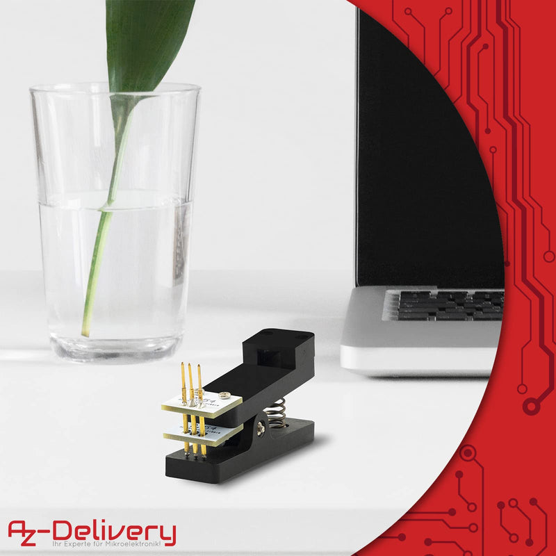 [Australia - AusPower] - AZDelivery 1 x 3 Pin Module Test Tool PCB Test Probe 1 x 3 P 2.54 mm Pitch Module Tester 