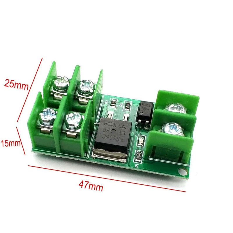JZK 4pcs F5305S Electronic Switch Control Board Input 3V-24V Output 5V-36V Pulse Trigger Switch Module DC Control MOSFETs Optocoupler